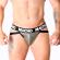 Macho - MX27GR Couro Jock Cinza Bege XL