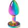 Secretplay - Tappo In Metallo Rainbow Taglia Piccola 7 CM