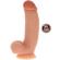 Get Real - 18 CM Siliconen Dildo Met Natuurlijke Testikelen
