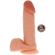 Get Real - 20,5 CM Siliconen Dildo Met Natuurlijke Testikelen