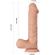 Baile - Mooie Ontmoeting Bergrisi Realistische Flexibele Dildo 26 CM Natuurlijk