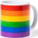 Pride - Lgbt-Flaggenbecher In Einzelkarton Kraft /en/pt/en/fr/it/
