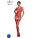 Passion - Bodystocking Eco Collection Eco BS007 Rouge