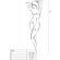 Passion - BS098 Roter Bodystocking, Eine GrÖsse