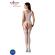 Passion - BS099 Weisser Bodystocking, Eine GrÖsse