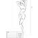 Passion - BS100 Bodystocking Rot Eine GrÖsse