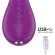 Intense™ - Ateneo Rechargeable Multifunction Vibrator 7 Vibrations With Swinging Motion and Sucking Purple