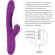 Intense™ - Ateneo Rechargeable Multifunction Vibrator 7 Vibrations With Swinging Motion and Sucking Purple
