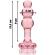 Nebula Series By Ibiza - Model 1 Plug Roze Borosilicate Glas 10,5 CM -of- 3 CM