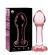 Nebula Series By Ibiza - Model 2 Plug Roze Borosilicate Glas 11 CM -of- 3,5 CM