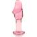 Nebula Series By Ibiza - Model 6 Plug Roze Borosilicate Glas 12,5 CM -of- 4 CM