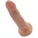 King Cock - Realistische Penis 12 CM Karamel