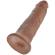 King Cock - Realistic Penis 24 CM Caramel