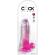 King Cock - Clear Pene Realistico Con Sfere 15.2 CM Rosa
