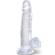 King Cock - Heldere Realistische Penis Met Testikels 15,2 CM Transparant