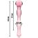 Nebula Series By Ibiza - Modell 13 Dildo Borosilikatglas Rosa 18 CM -O- 3.5 CM