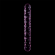 Nebula Series By Ibiza - Modell 15 Dildo Borosilikatglas Rosa 18.5 CM -O- 3 CM