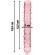 Nebula Series By Ibiza - Modell 15 Dildo Borosilikatglas Rosa 18.5 CM -O- 3 CM