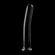 Nebula Series By Ibiza - Modell 17 Dildo Borosilikatglas Klar 18.5 CM -O- 3 CM