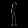 Nebula Series By Ibiza - Modell 18 Dildo Borosilikatglas Klar 18.5 CM -O- 3.5 CM