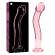 Nebula Series By Ibiza - Modell 18 Dildo Borosilikatglas Rosa 18.5 CM -O- 3.5 CM