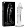 Nebula Series By Ibiza - Model 19 Dildo Szklo Borosilikatowe Przezroczyste 18.5 CM -O- 4 CM