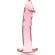 Nebula Series By Ibiza - Model 19 Dildo Szklo Borosilikatowe Rozowy 18.5 CM -O- 4 CM