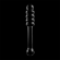 Nebula Series By Ibiza - Modell 20 Dildo Borosilikatglas Klar 20.5 CM -O- 3 CM