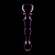 Nebula Series By Ibiza - Modell 21 Dildo Borosilikatglas Rosa 20.5 CM -O- 3.5 CM