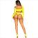 Leg Avenue - Body Sans Coutures Avec String Jaune