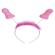 Diablo Picante - 6 Stuks Roze Glitter Fluitantennes