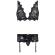 Livco Corsetti Fashion - Belita Lc 90231 Biustonosz + Majtki + Pas Do PonczonÓw Czarny L/XL