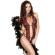 Chilirose - Cr 3635 Body Fleurs Cotchless Rouge S/M