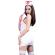 Chilirose - Cr 4430 Costume Infermiera Bianco L/XL