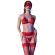 Chilirose - Cr 4467 Set Vierteilig Rot S/M