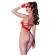 Chilirose - Cr 4488 Body Dentelle Rouge L/XL