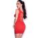 Chilirose - Cr 4622 Kleid Rot S/M
