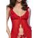 Chilirose - Cr 4696 Babydoll E Perizoma Rosso S/M