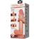 Pretty Love - Sliding Skin Serie Realistische Dildo Met Zuignap Sliding Skin Bruin 26 CM
