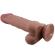 Pretty Love - Sliding Skin Serie Realistische Dildo Met Zuignap Sliding Skin Bruin 24 CM