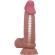 Pretty Love - Sliding Skin Serie Realistische Dildo Met Zuignap Sliding Skin Bruin 19,4 CM