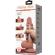 Pretty Love - Sliding Skin Serie Realistische Dildo Met Zuignap Sliding Skin Bruin 19,4 CM
