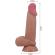 Pretty Love - Sliding Skin Serie Realistische Dildo Met Zuignap Sliding Skin Bruin 19,4 CM