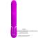 Pretty Love - 3 In 1 Multifunctionele G-Spot Vibrator Paars