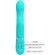 Pretty Love - Perles Vibrateur Lapin Vert Aqua