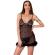 Livco Corsetti Fashion - Ensemble Zerunam Babydoll + String Noir