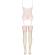 Livco Corsetti Fashion - Ensemble Persinne PÊche Corset + Culotte + Bas