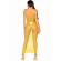 Leg Avenue - Robe Longue Filet Jaune Taille Unique