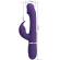 Pretty Love - Vibrateur Multifonction 3 En 1 Kampas Rabbit Avec Langue Violet