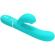 Pretty Love - Vibratore Multifunzione Perlita 3 In 1 G-Spot Verde Acqua